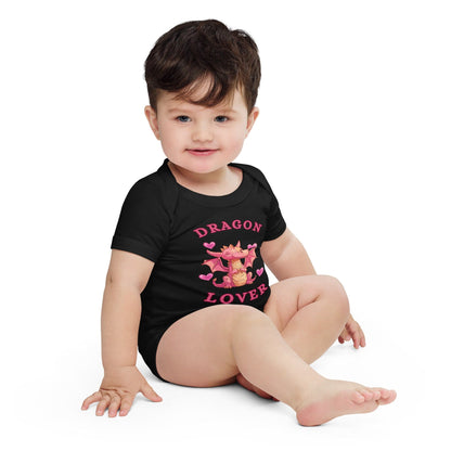 Dragon Lover baby short sleeve one piece - Enchanted Enigma #