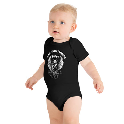 Unconditional Love, baby short sleeve one piece - Enchanted Enigma #