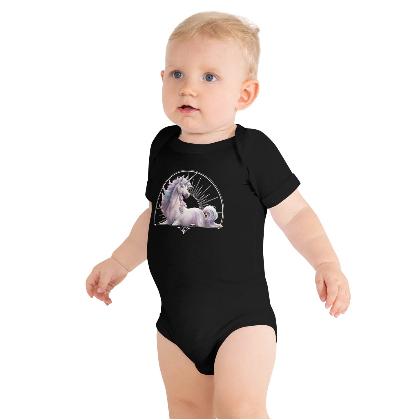 Unicorn Fantasy, baby short sleeve one piece