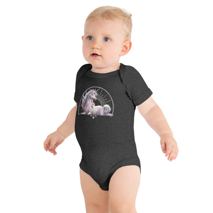 Unicorn Fantasy, baby short sleeve one piece