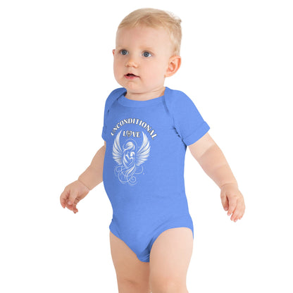 Unconditional Love, baby short sleeve one piece - Enchanted Enigma #