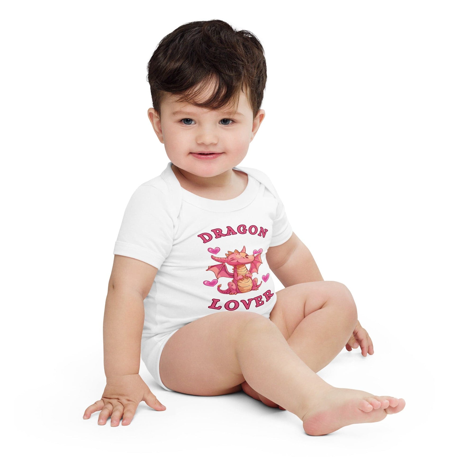 Dragon Lover baby short sleeve one piece - Enchanted Enigma #