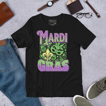 Mardi Gras unisex t-shirt - Enchanted Enigma #