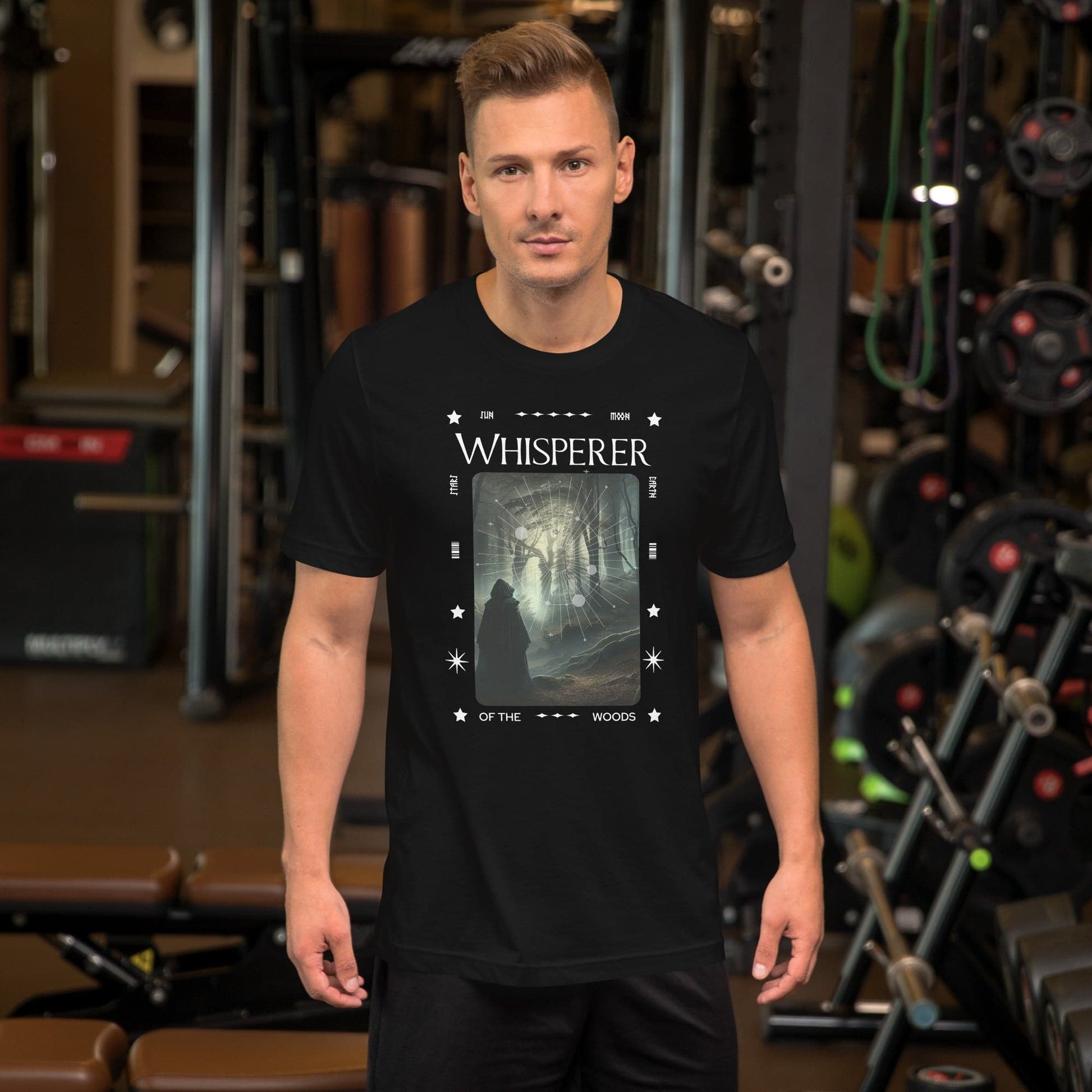 Whisperer of the Woods, unisex t-shirt - Enchanted Enigma #