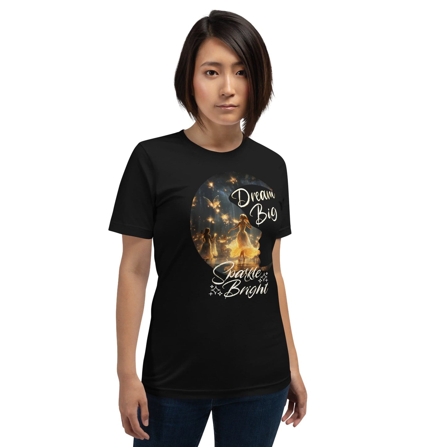 Dream Big, Sparkle Bright, unisex t-shirt - Enchanted Enigma #