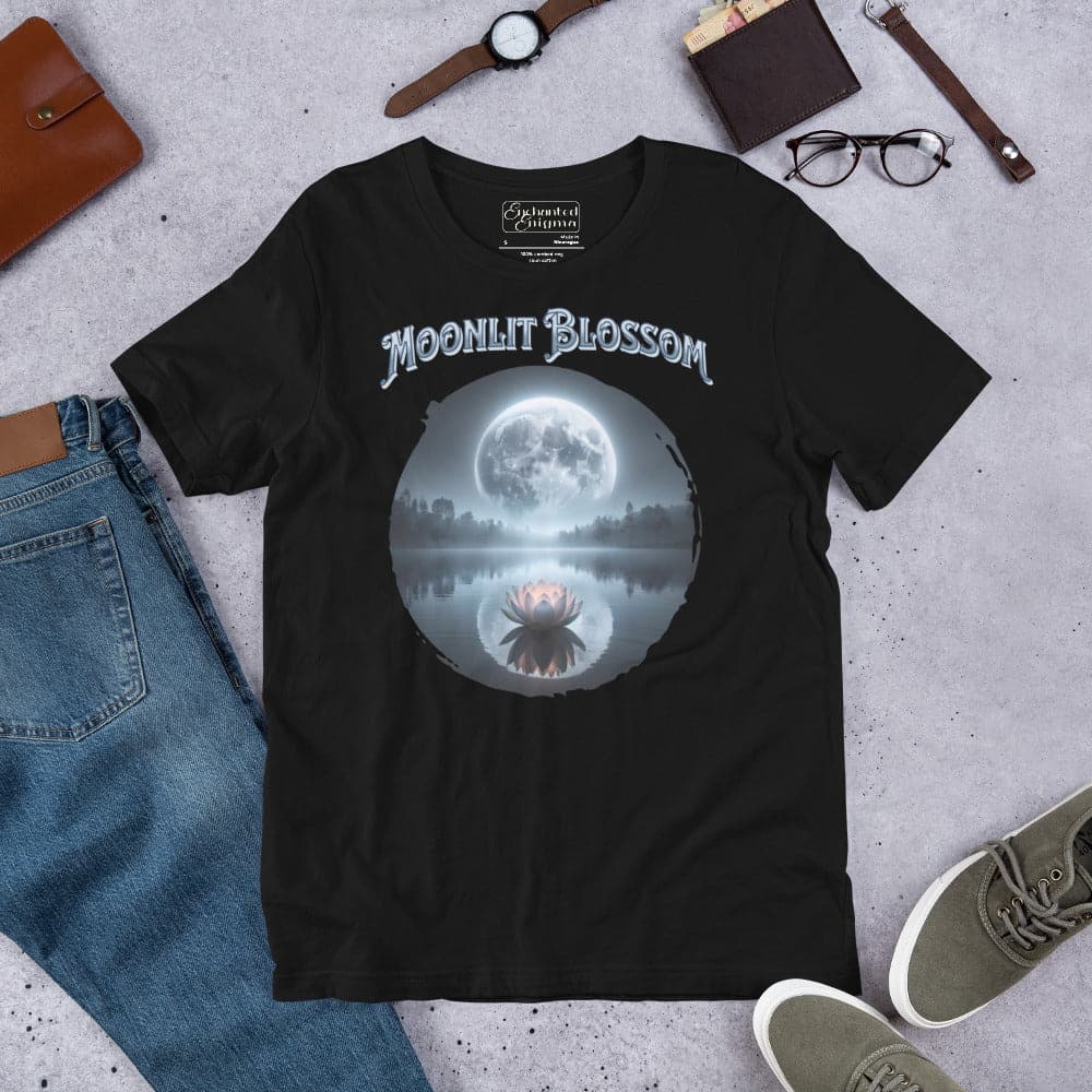 Místico iluminado por la luna, camiseta unisex