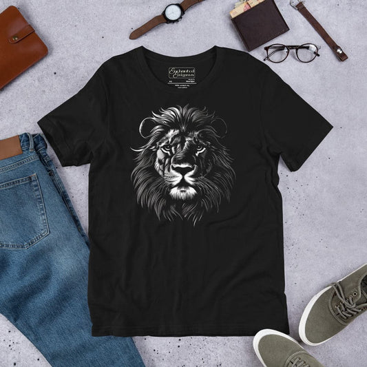 Majestic Lion, unisex t-shirt Enchanted Enigma