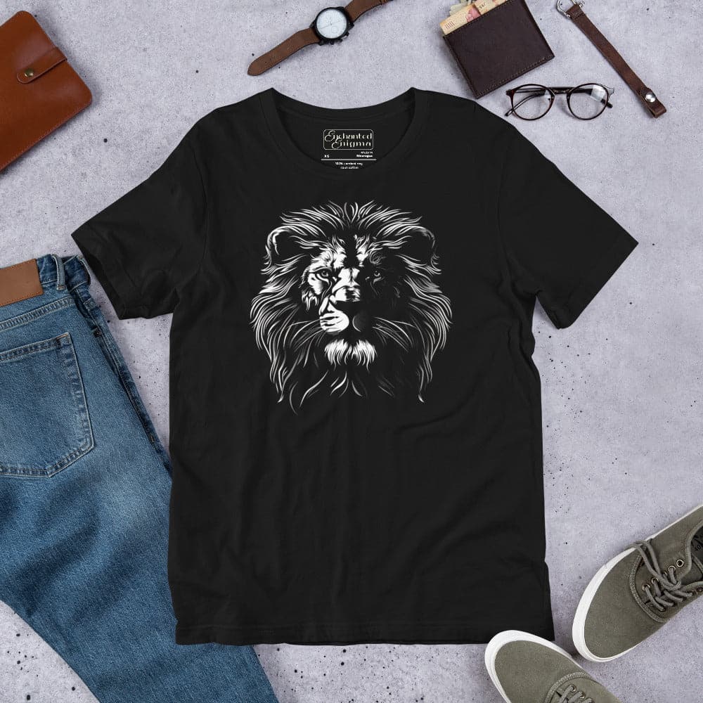 Lion's Gaze, unisex t-shirt