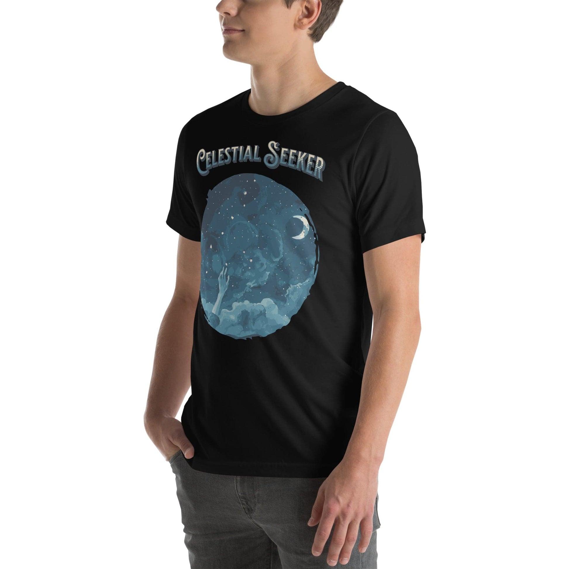 Celestial Seeker unisex t-shirt - Enchanted Enigma #