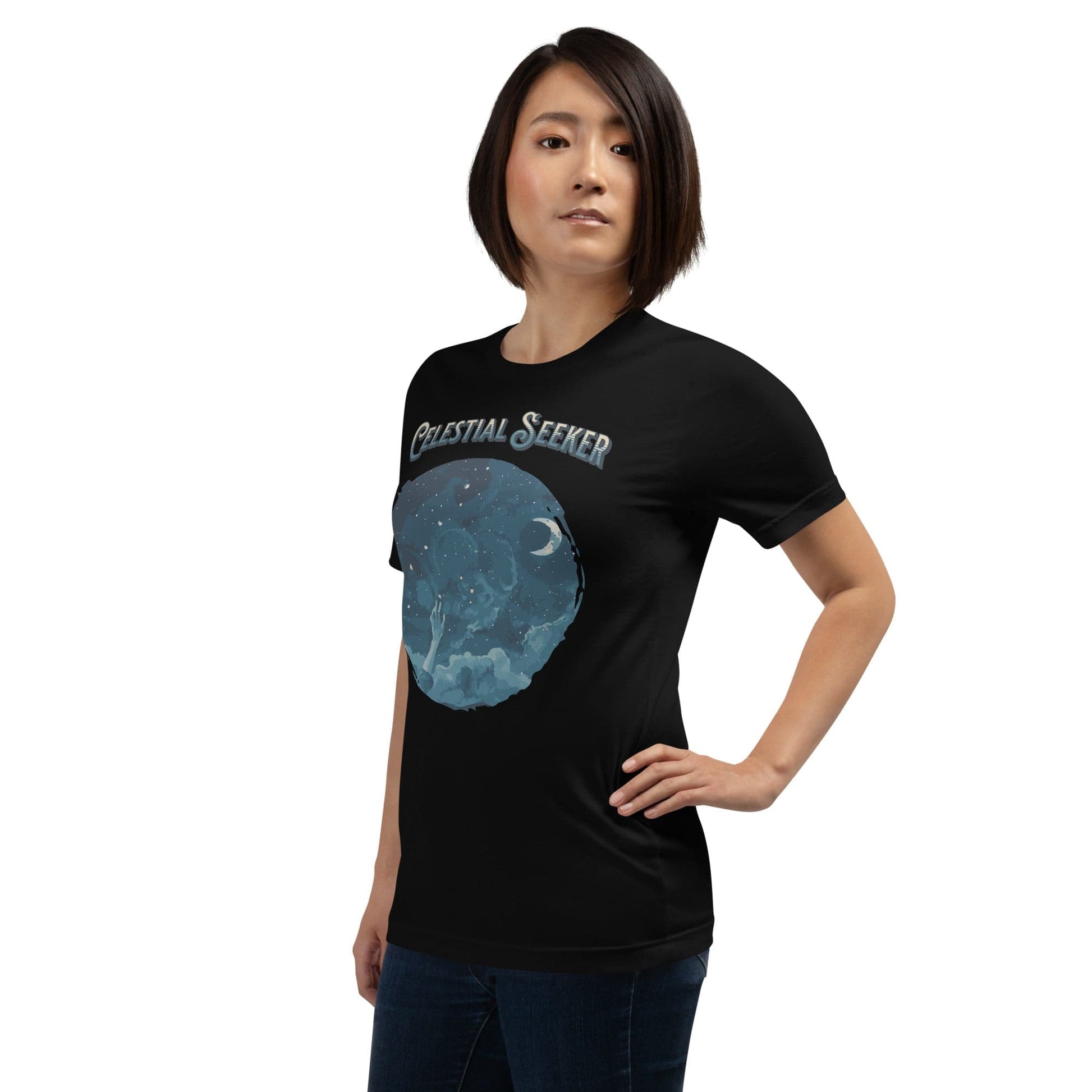 Celestial Seeker unisex t-shirt - Enchanted Enigma #