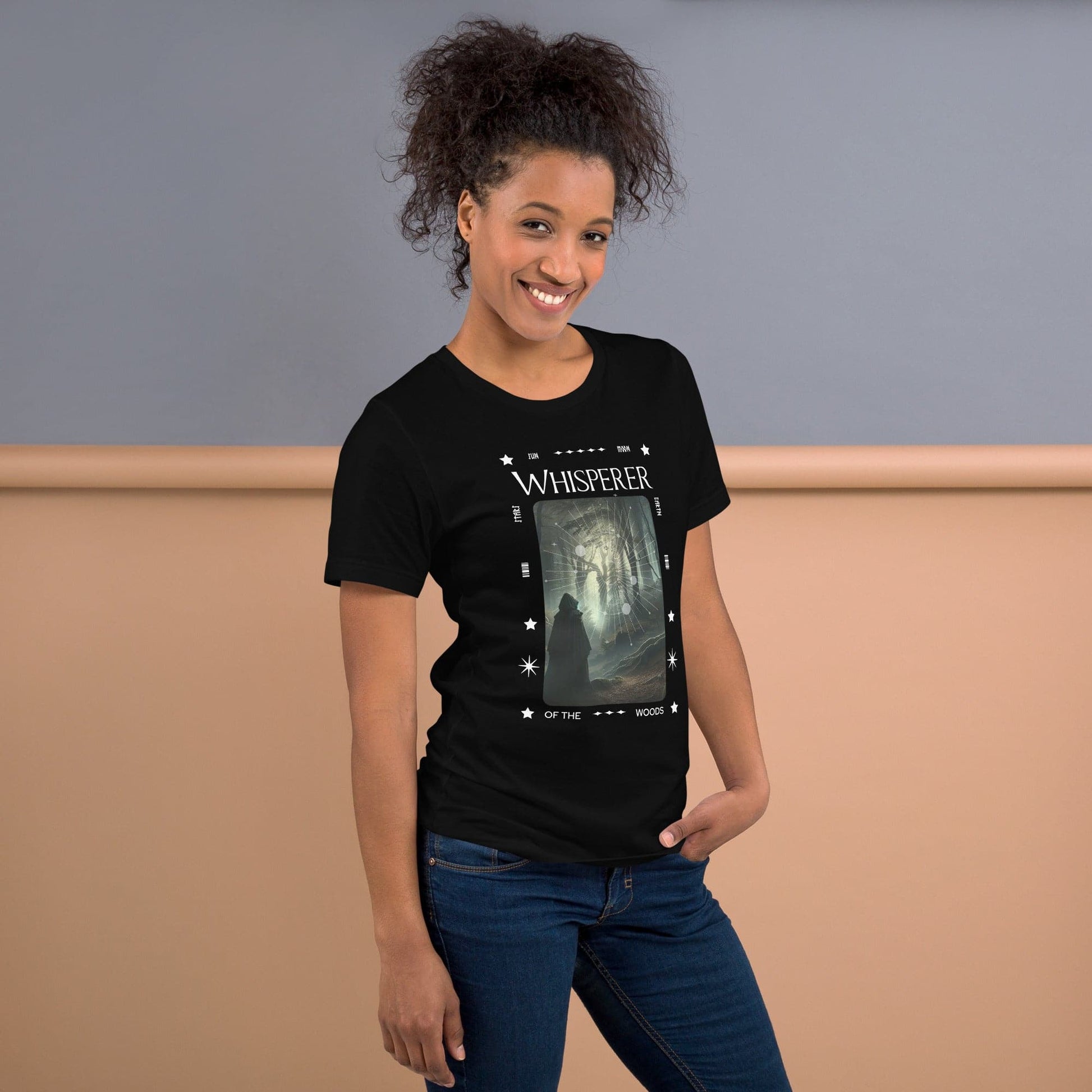 Whisperer of the Woods, unisex t-shirt - Enchanted Enigma #