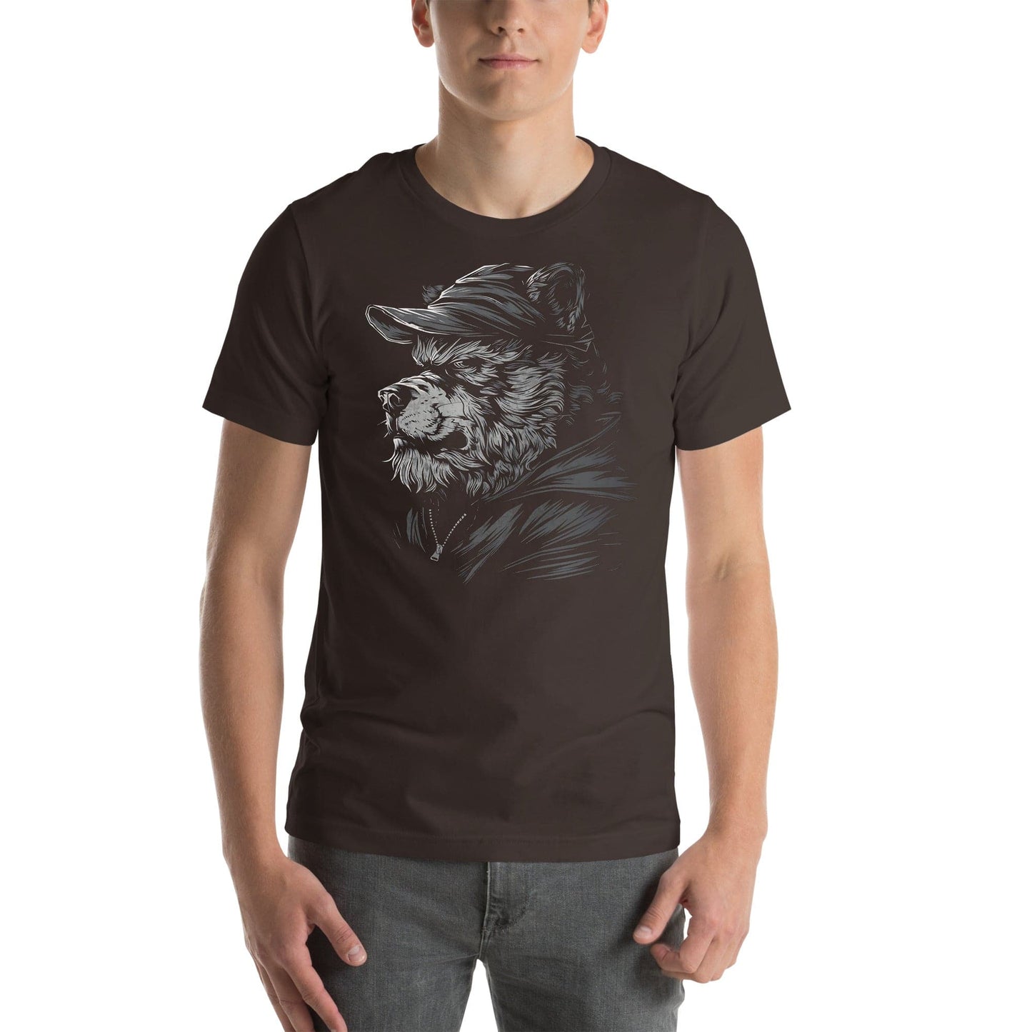 Urban Bear - Bold and Fearless, unisex t-shirt