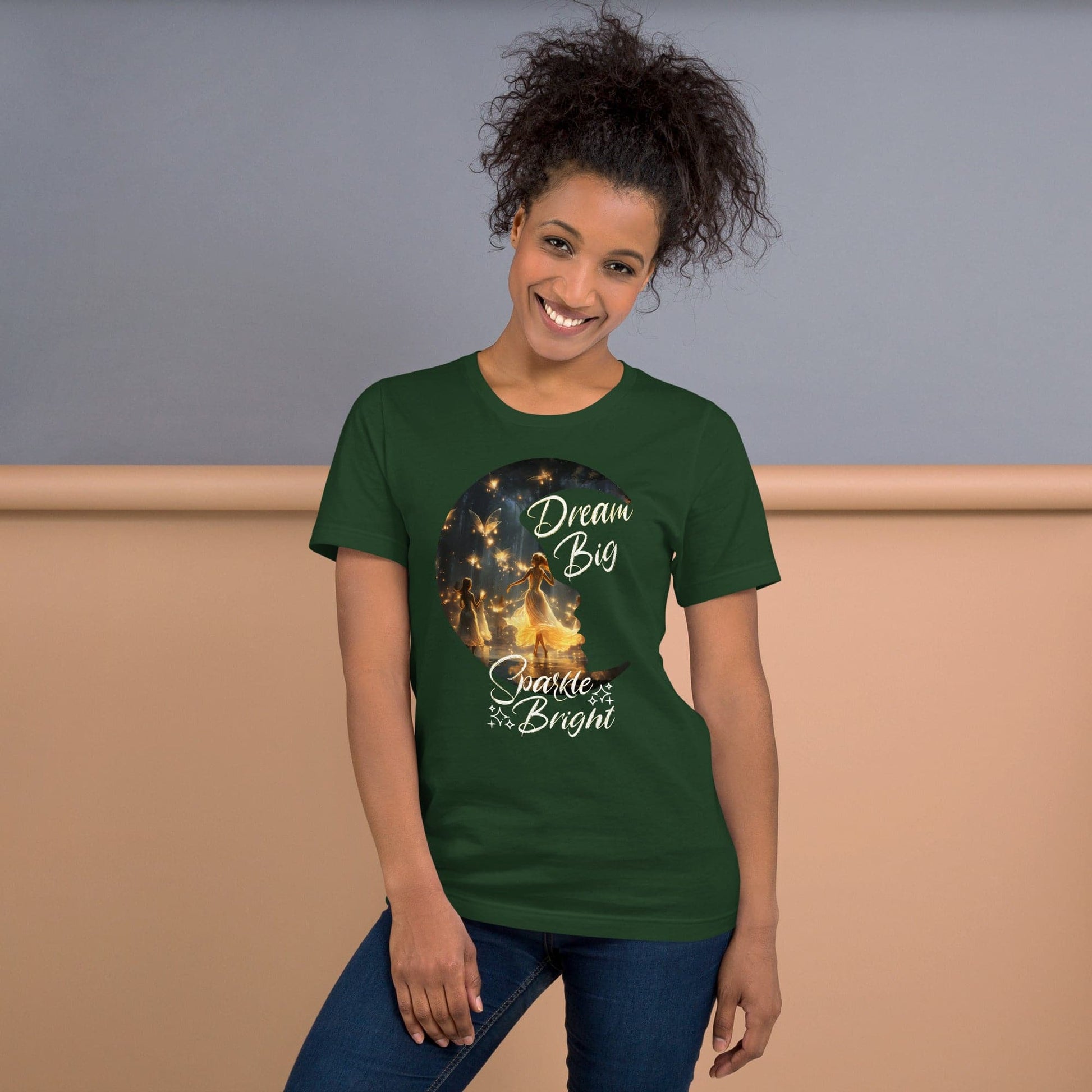 Dream Big, Sparkle Bright, unisex t-shirt - Enchanted Enigma #