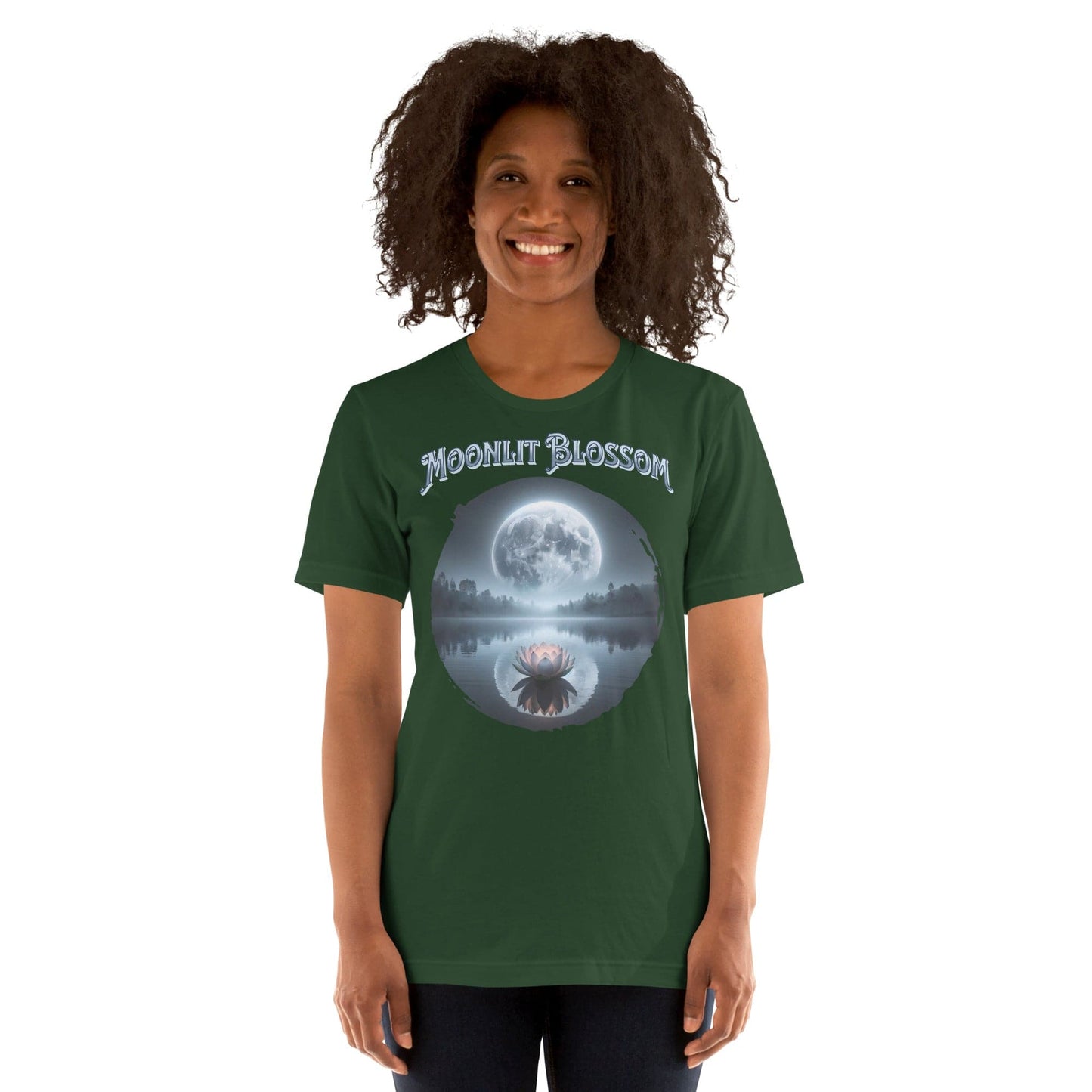 Místico iluminado por la luna, camiseta unisex